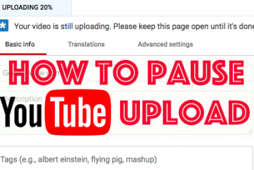 Pause And Resume Youtube Upload - UTARI INFO
