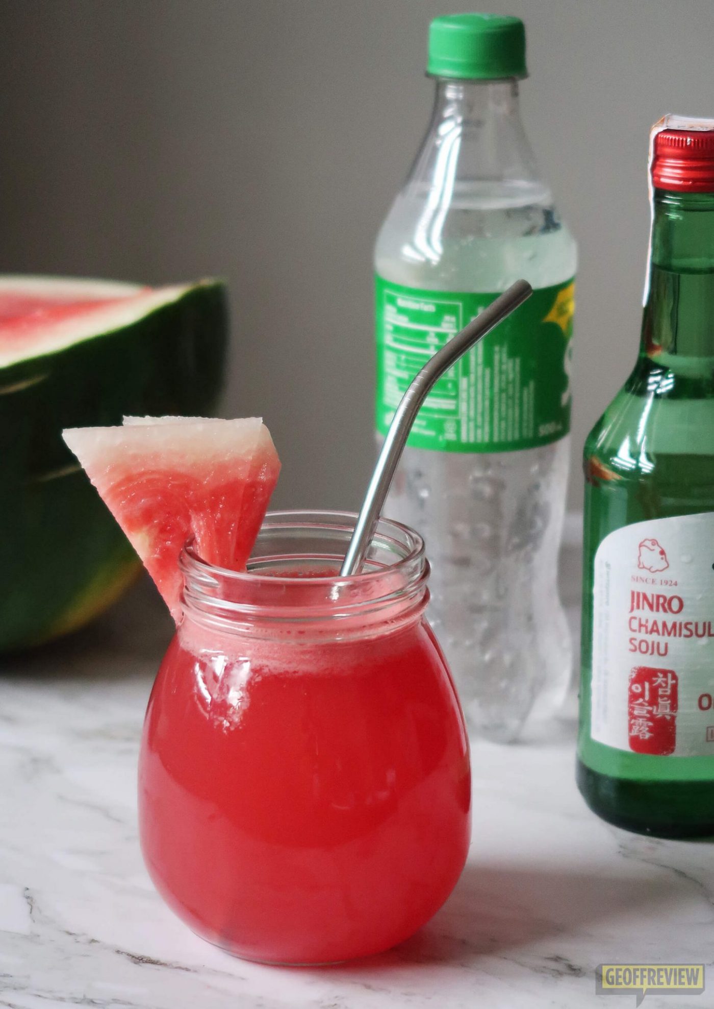 Soju 4 Ways Mixing my own flavored Soju with JINRO Geoffreview