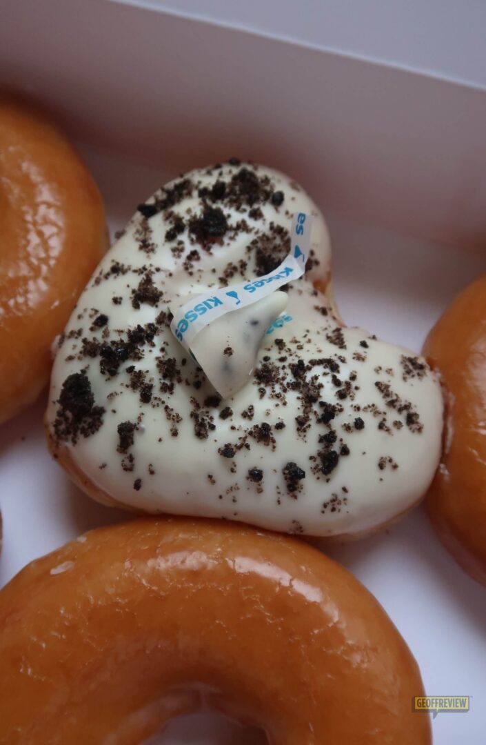 krispy kreme heart doughnuts cookies and cream