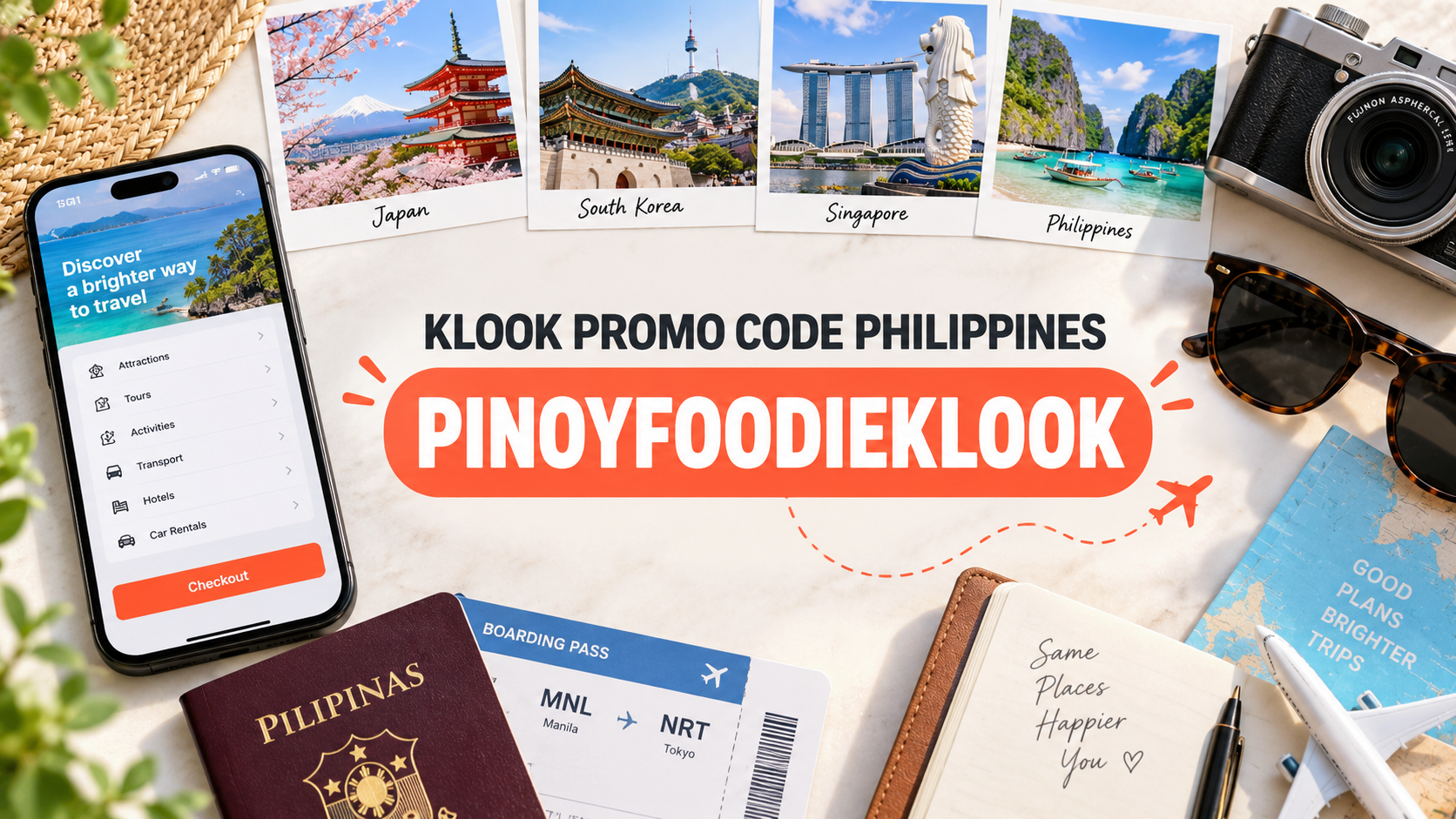 Klook promo code Philippines PINOYFOODIEKLOOK